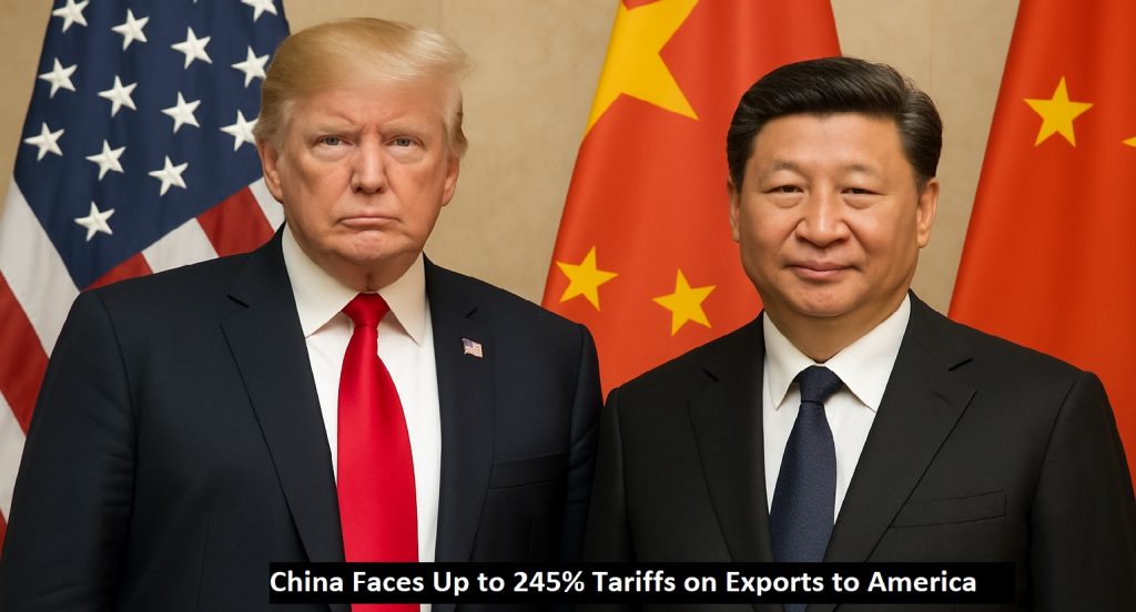 US-China Trade War Escalates: China Faces Up to 245% Tariffs on Exports to America